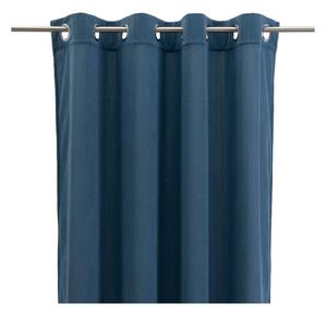 Синьо перде от рипсено кадифе 140x260 cm Merely – Casa Selección
