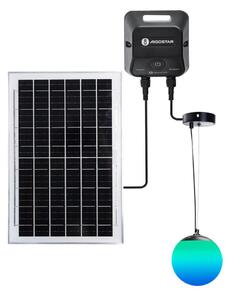 Aigostar-LED RGBW Соларен полилей MESH 35W/3,7V 8000 mAh 2700K-6500K IP65 Ø 30 см