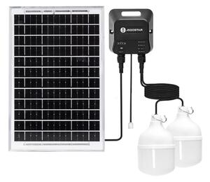 Aigostar - LED Соларен полилей 2xLED/35W/12V 6000 mAh 6500K Ø 10 см