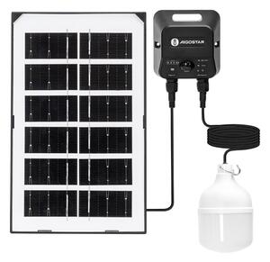 Aigostar - Соларен LED полилей със сензор LED/35W/12V 3000 mAh 6500K Ø 10 см