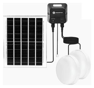 Aigostar - LED Соларна лампа 2xLED/70W/12V 12000 mAh 6500K Ø 20,5 см