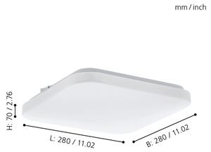 Eglo 97874 - LED Лампа за таван FRANIA LED/11,5W/230V
