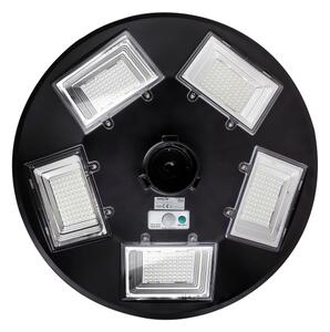 LED Соларна улична лампа със сензор LED/22W/6V 6500K IP65 черен + д.у