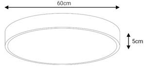 LED Плафониера LED/60W/230V 4000K Ø 60 см бял