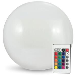 LED RGBW Соларна лампа BALL LED/3,7V 1500 mAh Ø 50 см IP65 + дистанционно управление