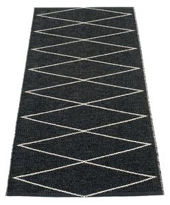 Черна пътека за открито и закрито 70x160 cm Max Black – Pappelina