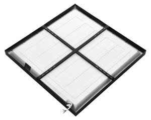 LED Панел за повърхностен монтаж BRISBANE LED/36W/230V 4000K 59,5x59,5 см черен