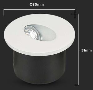 LED Лампа за стълбище LED/3W/230V 4000K бяла