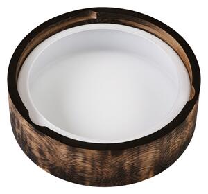 Окачено осветително OAK SMOKY 2xE27/15W/230V IP54, Ø27,5 см, дъб/кафяво
