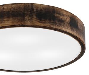 Потолен лампион OAK SMOKY 3xE27/15W/230V Ø47,5 см дъб/тъмнокафяв
