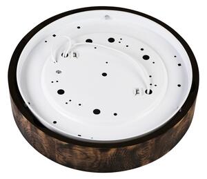 Потолен лампион OAK SMOKY 2xE27/15W/230V, Ø37,5 см, дъб/тъмнокафяв