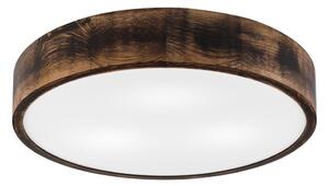 Потолен лампион OAK SMOKY 3xE27/15W/230V Ø47,5 см дъб/тъмнокафяв