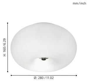 EGLO 86811 - Лампа за таван OPTICA 2xE27/60W