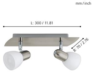 EGLO 90984 - Точково осветително тяло ENEA 2xE14/40W