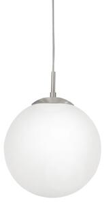 EGLO 85262 - Пендел RONDO 1xE27/60W/230V Ø 25 см бял