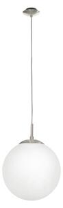 EGLO 85262 - Пендел RONDO 1xE27/60W/230V Ø 25 см бял