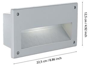 Eglo 88575 - Екстериорна вградена лампа ZIMBA 1xE14/60W/230V IP44
