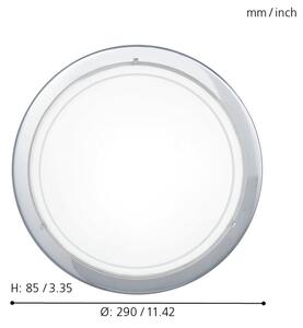 EGLO 83155 - Лампа за таван PLANET1 1xE27/60W
