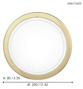 EGLO 83157 - Лампа на таван PLANET1 1xE27/60W