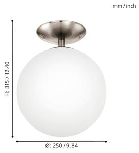 EGLO 91589 - Плафон RONDO 1xE27/60W Ø 25 см