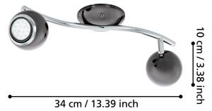 EGLO 31006 - LED Точково осветително тяло BIMEDA 2xGU10/3W LED