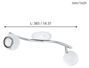 EGLO 31002 - LED Точково осветително тяло BIMEDA 2xGU10/3W LED