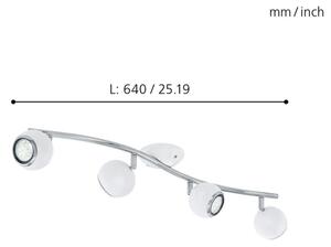 EGLO 31004 - LED Точково осветително тяло BIMEDA 4xGU10/3W LED