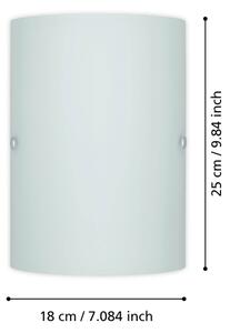 EGLO 85979 - Стенна лампа TROY 3 1x14/60W бяла