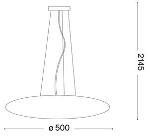 Ideal Lux - Полилей на кабел SMARTIES 3xE27/42W/230V 50 cm бял