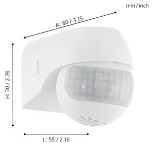 Eglo 96452 - Екстериорен сензор DETECT ME 1 IP44