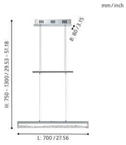 Eglo 93625 - LED Димируема лампа CARDITO 1 LED/24W/230V