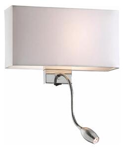 Ideal Lux - LED гъвкав стенен аплик HOTEL 1xE27/60W + LED/1,5W/230V