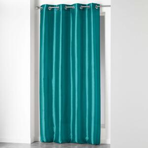 Синьо перде от микросатен 140x240 cm Shana – douceur d'intérieur