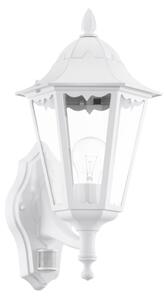 Eglo 93447 - Екстериорна Стенна лампа на сензор NAVEDO 1xE27/60W/230V IP44