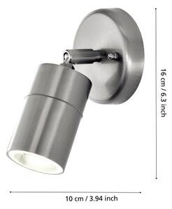 Eglo 93268 - LED Екстериорно осветление STOCKHOLM 1 1xGU10/5W/230V IP44