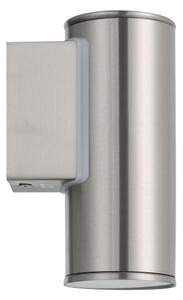 Eglo 33581 - LED RGBW димируемо външно стеново осветително тяло RIGA 1xGU10/5W/230V IP44 матов хром