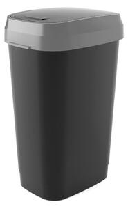 Черно пластмасово кошче за боклук 50 l Dual Swing – KIS