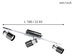 Eglo 30834 - LED Точково осветително тяло DAVIDA 1 3xGU10/5W/230V