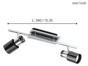 Eglo 30833 - LED Точково осветително тяло DAVIDA 1 2xGU10/5W/230V