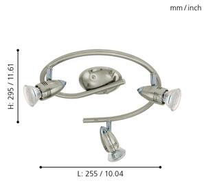 Eglo 92643 - LED Точково осветително тяло MAGNUM 3xGU10/3W/230V