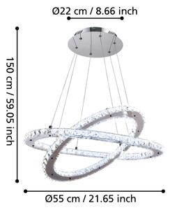 Eglo 31667 - LED Висяща лампа VARRAZO LED/29,6W/230V
