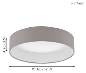 Eglo 93949 - LED Лампа PALOMARO LED/12W/230V