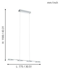 Eglo 94245 - LED Висящи лампи CARTAMA 4xLED/4,5W/230V