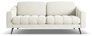 Бял кадифен диван 202 cm Nalu – Makamii