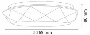 LED За баня Лампа за таван GALAXY LED/12W/230V IP44