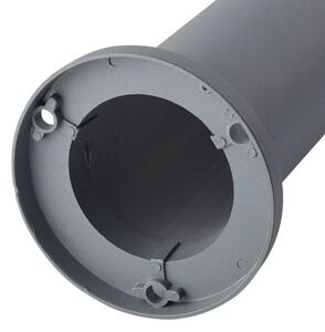 Ideal Lux - Външна лампа TRONCO 1xE27/42W/230 см IP65 сива