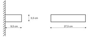 Аплик CEGIELKA 1xE14/12W/230V гипс/бял