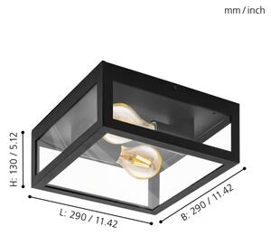 Eglo 94832 - Екстериорна лампа ALAMONTE 1 2x60W IP44