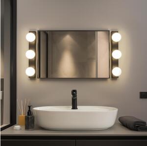 BRILAGI - Комплект 2x LED стенен осветител за баня HOLLYWOOD 3xLED/3W/230V 39 cm IP44 черен