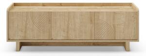 Маса за телевизор от дъбов декор в естествен цвят 140x45x40 cm Daira – Marckeric